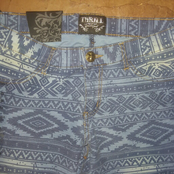 Aztec Print Jeans - Picture 2 of 6